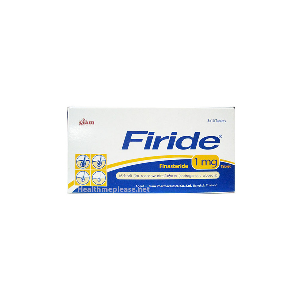 Firide 1 mg Finasteride Tablets for Hair Loss & DHT Reduction