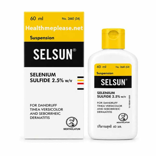 Selsun Selenium Sulfide 2.5% Shampoo (60 ml)