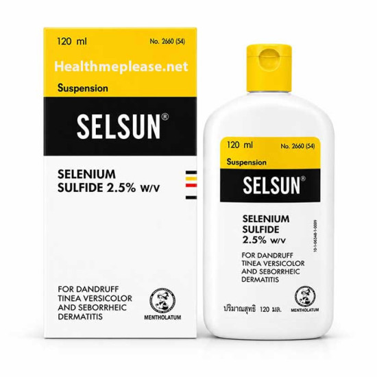 Selsun Selenium Sulfide 2.5% Shampoo (120 ml)