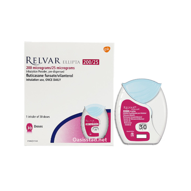 Relvar Ellipta Inhalation 200/25 mcg